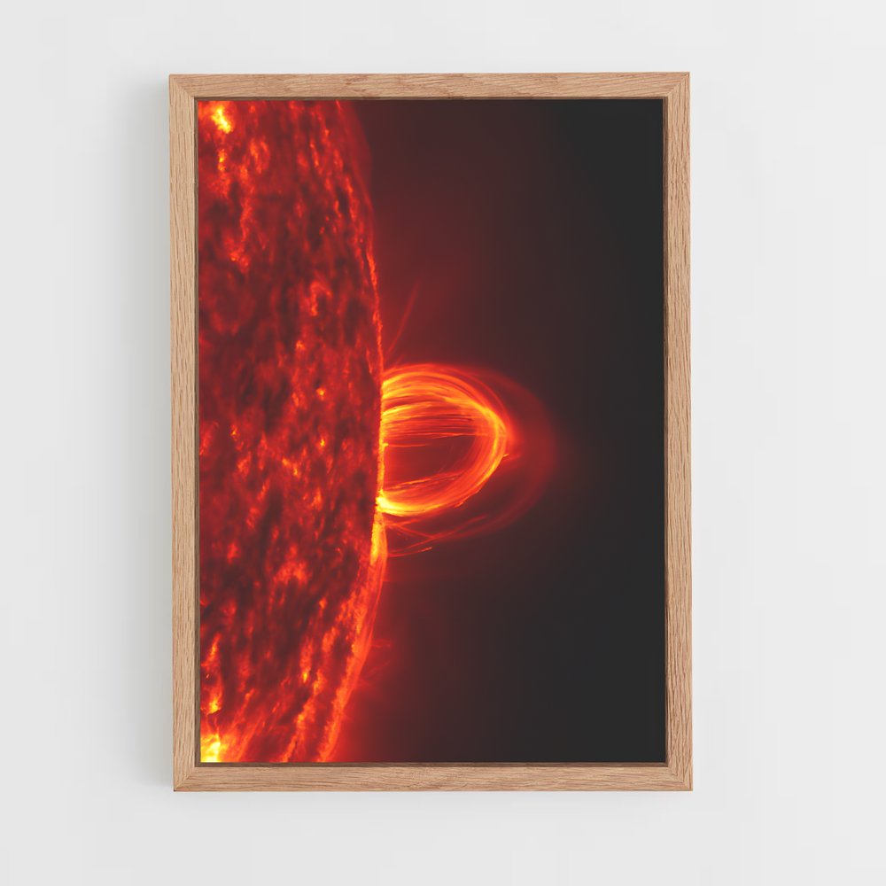 Poster Flamboiement Solaire – affiche Système solaire (vue 4)